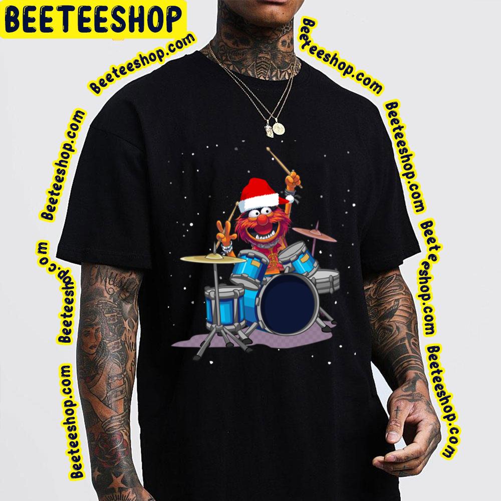 Christmas Muppet Animal Drummer Trending Unisex T-Shirt Christmas Muppet Animal Drummer Trending Unisex T-Shirt