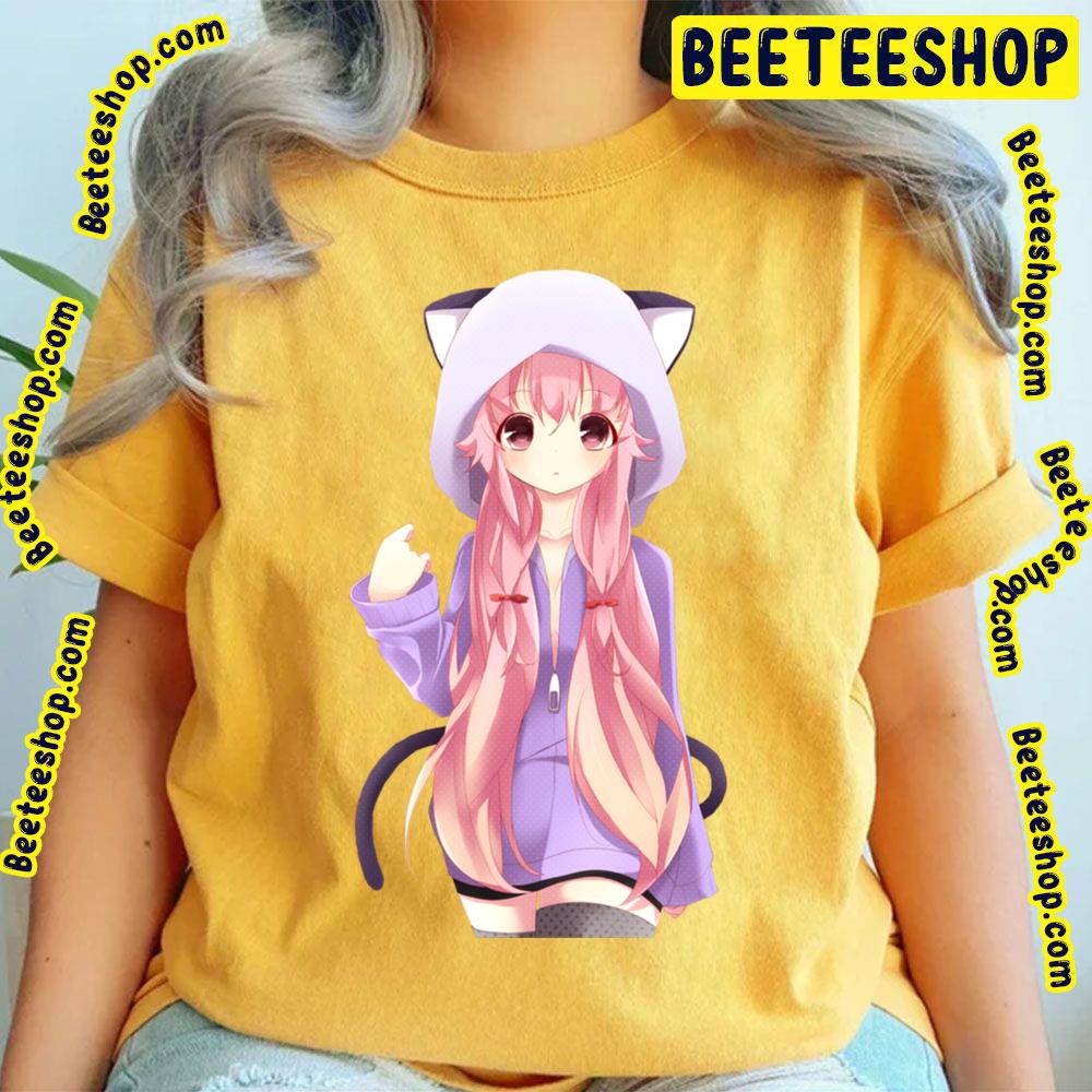 Cosplay Cat Yuno Gasai Future Diary Trending Unisex T-Shirt Cosplay Cat Yuno Gasai Future Diary Trending Unisex T-Shirt