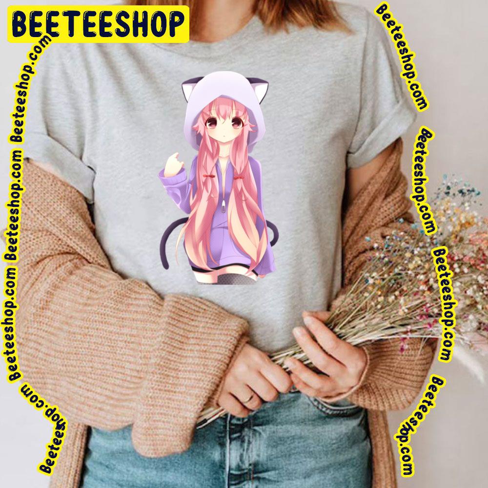 Cosplay Cat Yuno Gasai Future Diary Trending Unisex T-Shirt Cosplay Cat Yuno Gasai Future Diary Trending Unisex T-Shirt