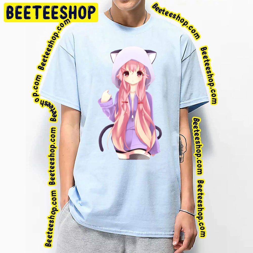 Cosplay Cat Yuno Gasai Future Diary Trending Unisex T-Shirt Cosplay Cat Yuno Gasai Future Diary Trending Unisex T-Shirt