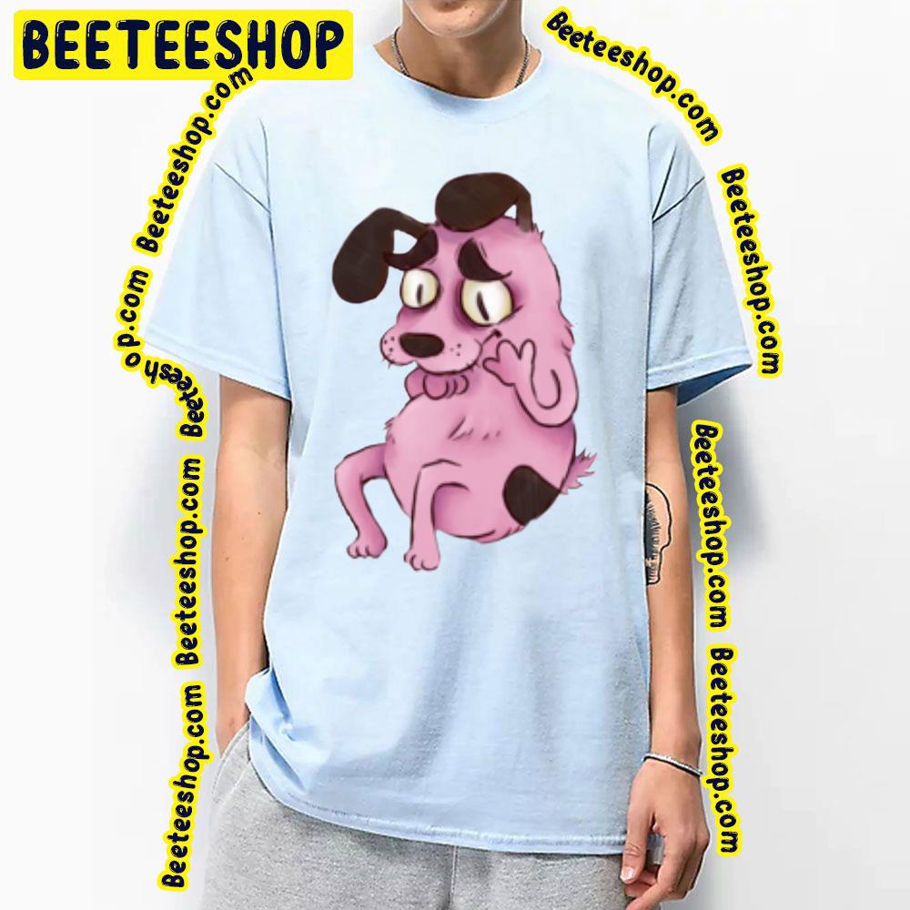 Cute And Full Of Courage The Cowardly Dog Trending Unisex T-Shirt Cute And Full Of Courage The Cowardly Dog Trending Unisex T-Shirt