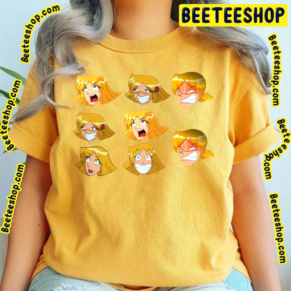 Cute Clover Emotions Totally Spies Trending Unisex T-Shirt Cute Clover Emotions Totally Spies Trending Unisex T-Shirt