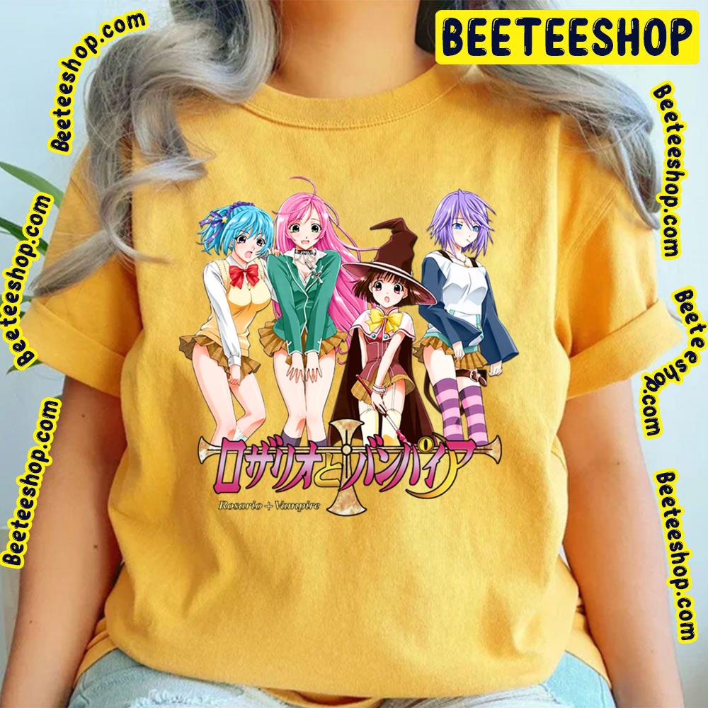 Cute Girls Rosario Vampire Trending Unisex T-Shirt Cute Girls Rosario Vampire Trending Unisex T-Shirt