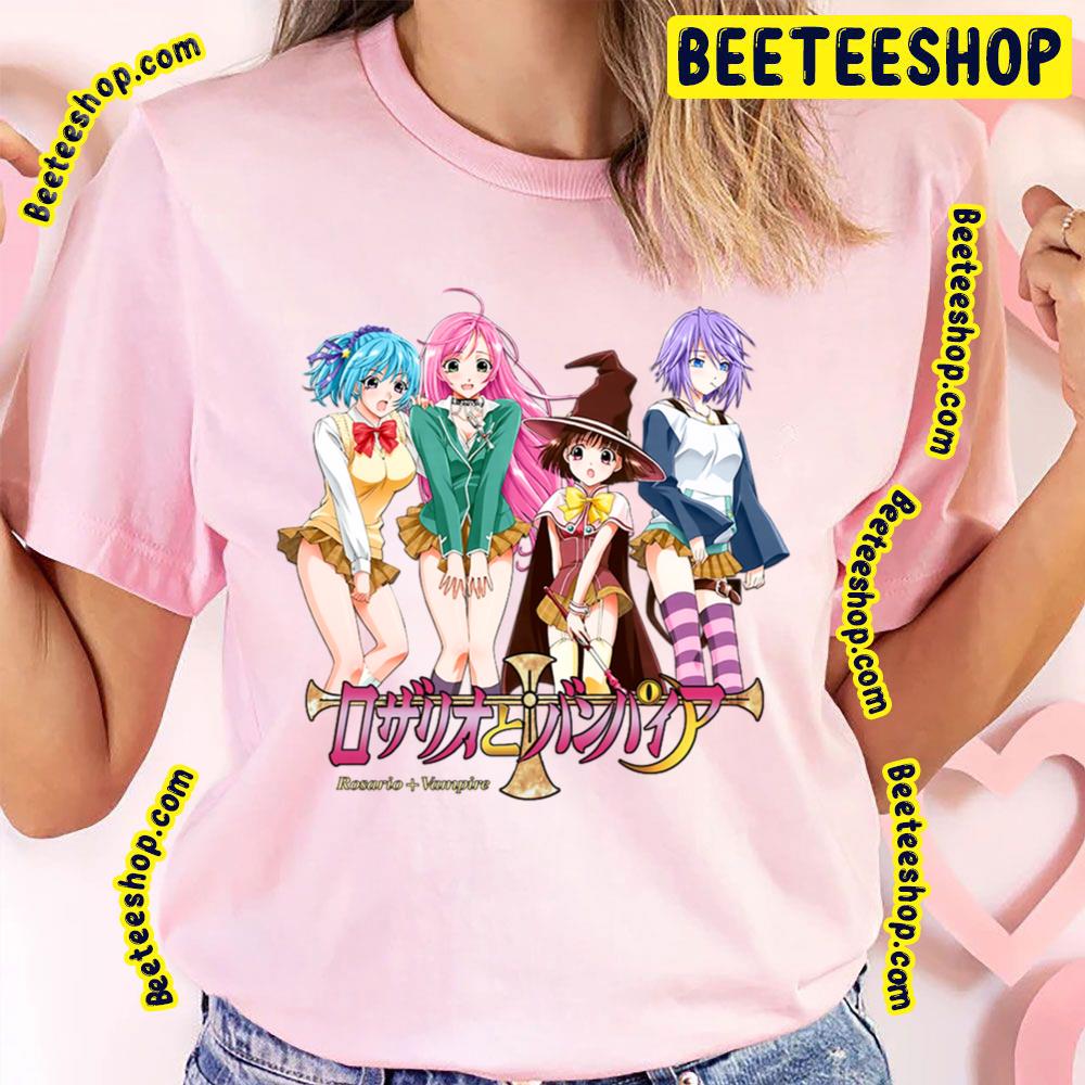Cute Girls Rosario Vampire Trending Unisex T-Shirt Cute Girls Rosario Vampire Trending Unisex T-Shirt