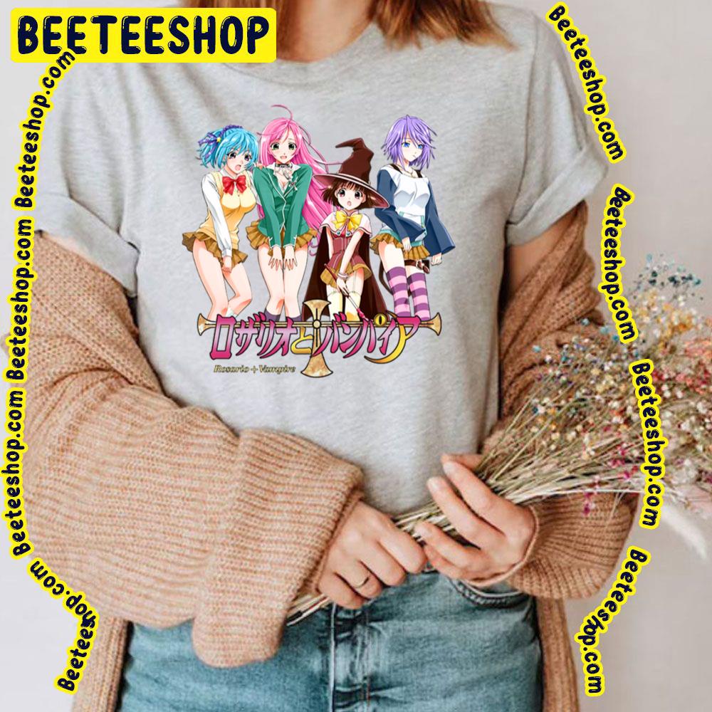 Cute Girls Rosario Vampire Trending Unisex T-Shirt Cute Girls Rosario Vampire Trending Unisex T-Shirt
