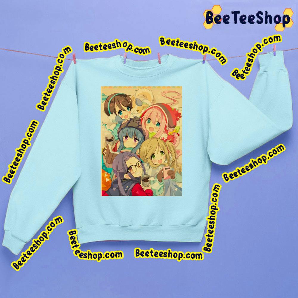Cute Picture Yuru Camp Trending Unisex Sweatshirt Cute Picture Yuru Camp Trending Unisex Sweatshirt