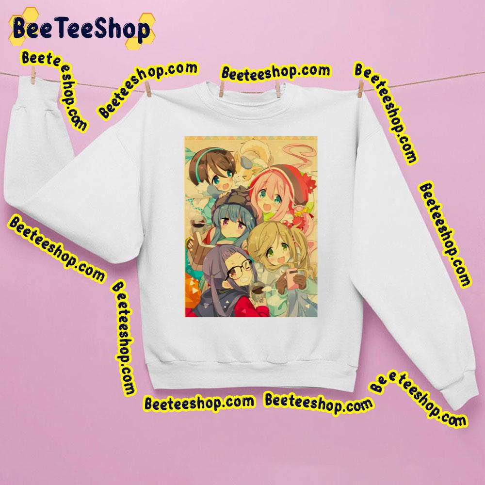 Cute Picture Yuru Camp Trending Unisex Sweatshirt Cute Picture Yuru Camp Trending Unisex Sweatshirt