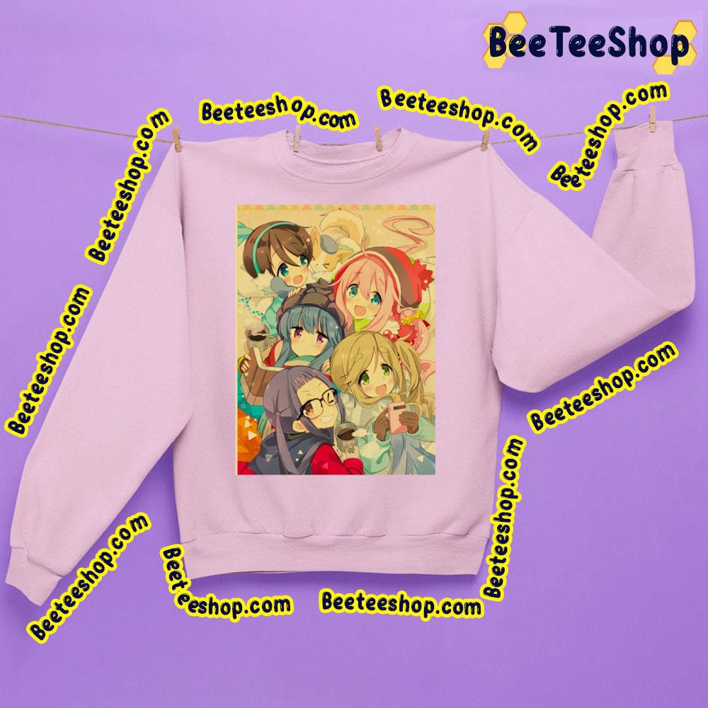 Cute Picture Yuru Camp Trending Unisex Sweatshirt Cute Picture Yuru Camp Trending Unisex Sweatshirt