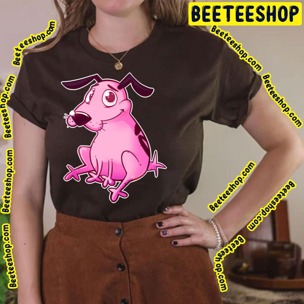 Cute Pink Courage The Cowardly Dog Trending Unisex T-Shirt Cute Pink Courage The Cowardly Dog Trending Unisex T-Shirt