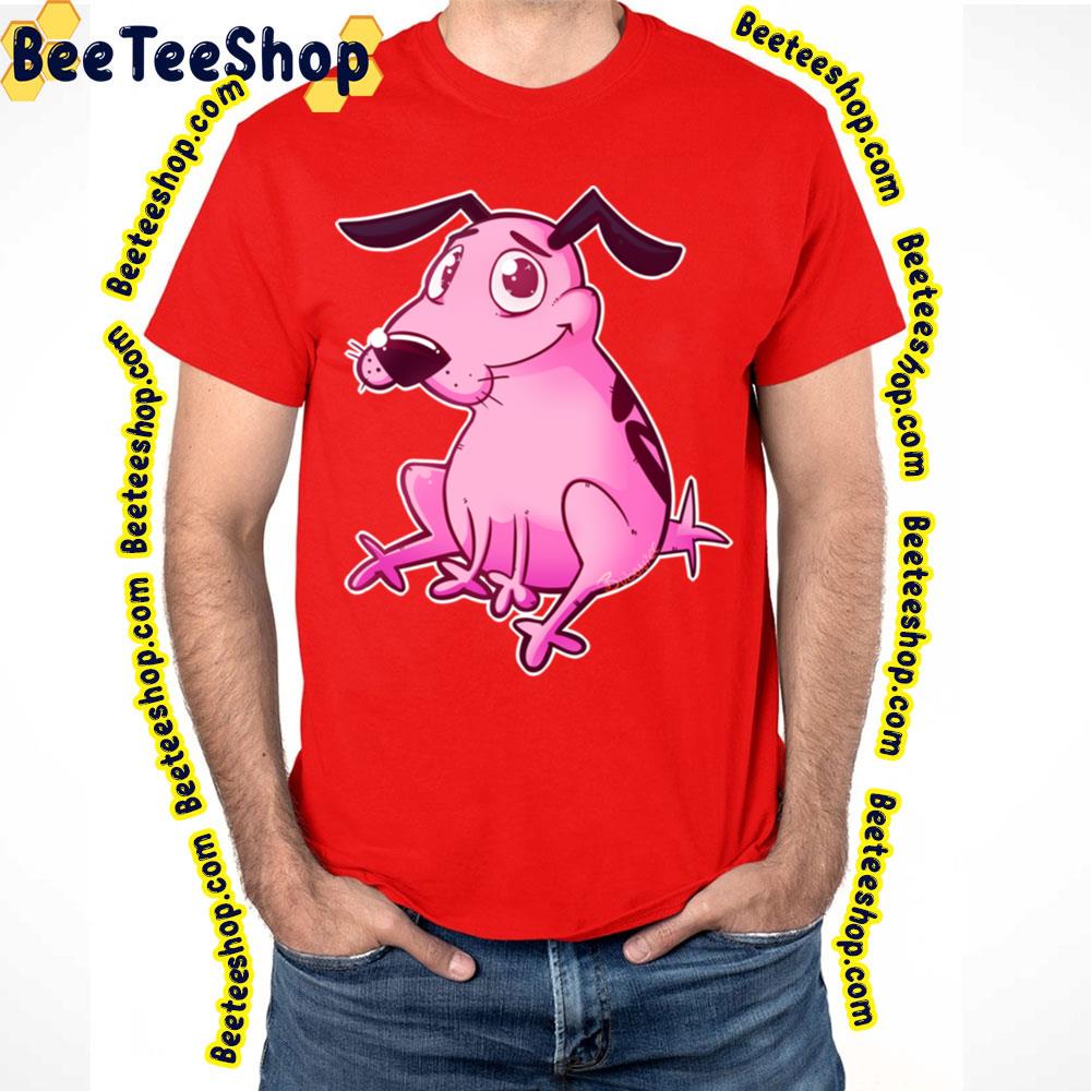 Cute Pink Courage The Cowardly Dog Trending Unisex T-Shirt Cute Pink Courage The Cowardly Dog Trending Unisex T-Shirt