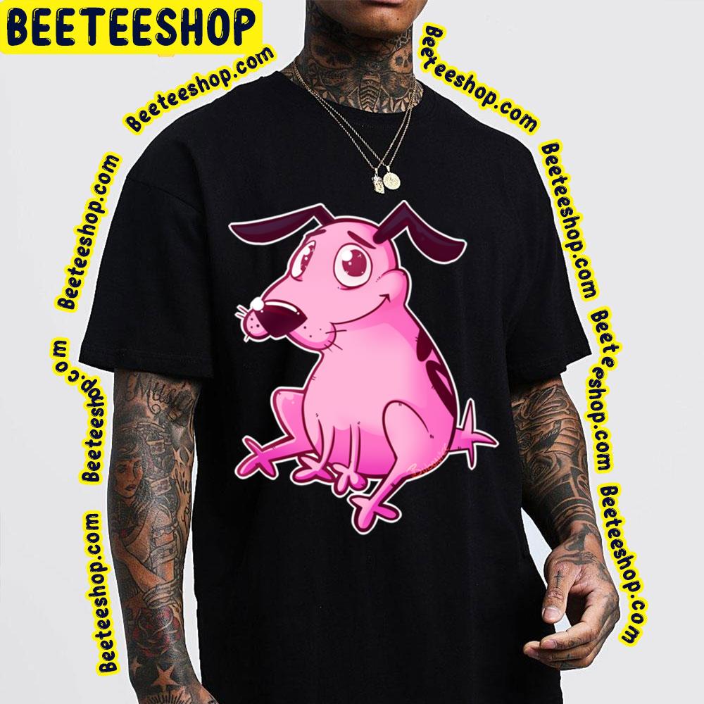 Cute Pink Courage The Cowardly Dog Trending Unisex T-Shirt Cute Pink Courage The Cowardly Dog Trending Unisex T-Shirt