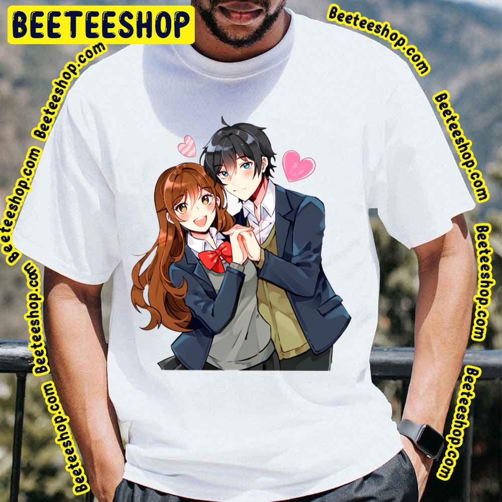 Cute Pink Heart Hori Sans To Miyamura Horimiya Trending Unisex T-Shirt Cute Pink Heart Hori Sans To Miyamura Horimiya Trending Unisex T-Shirt