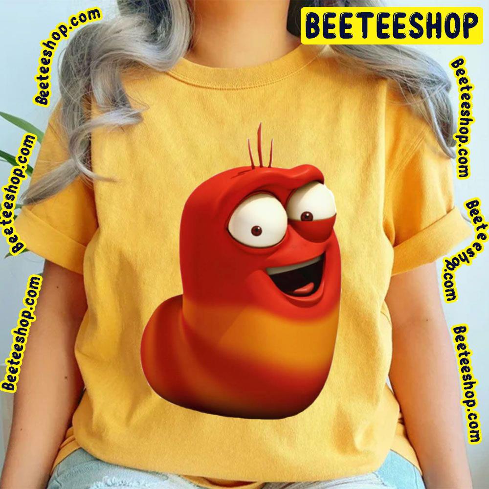 Cute Red Larva Cartoon Trending Unisex T-Shirt Cute Red Larva Cartoon Trending Unisex T-Shirt