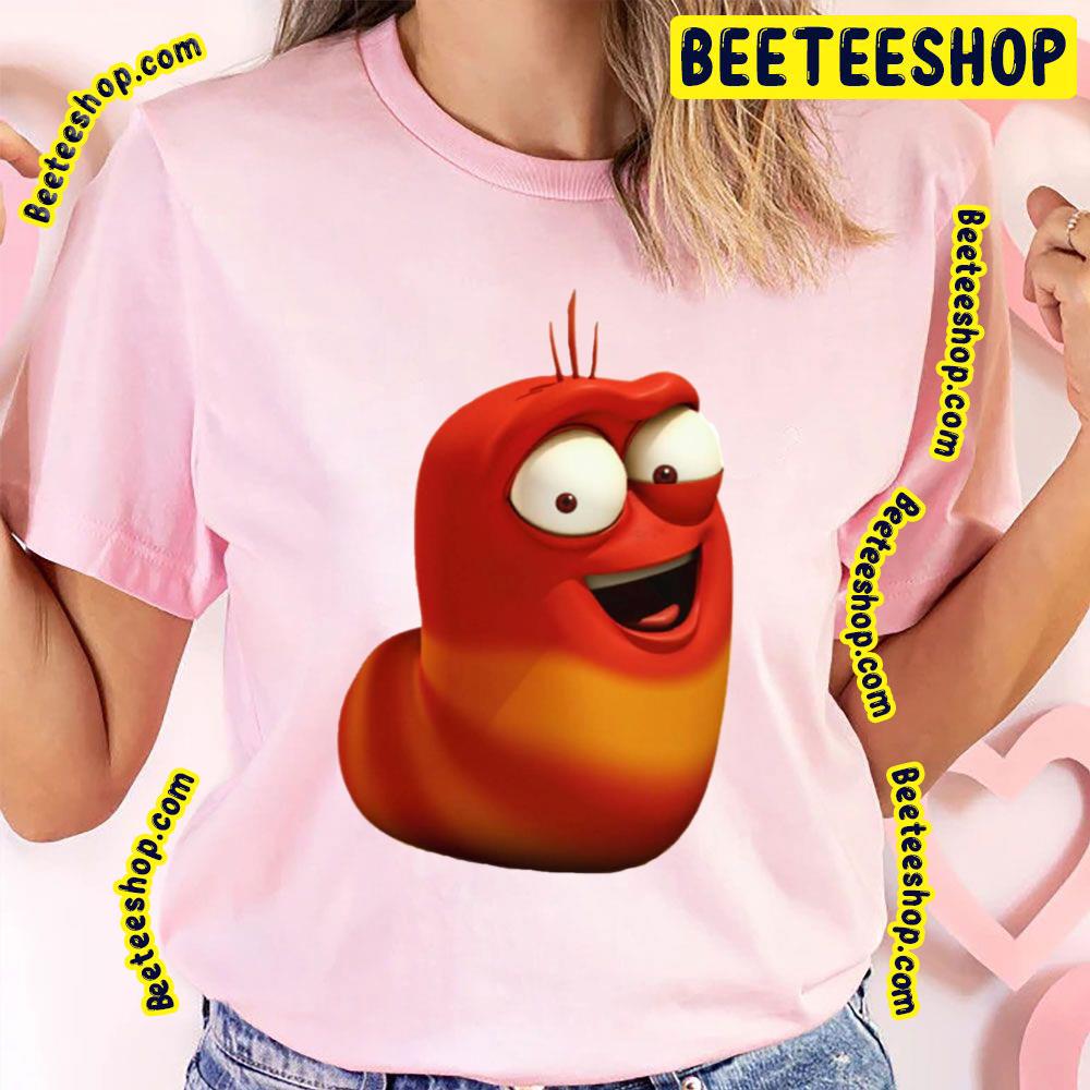 Cute Red Larva Cartoon Trending Unisex T-Shirt Cute Red Larva Cartoon Trending Unisex T-Shirt