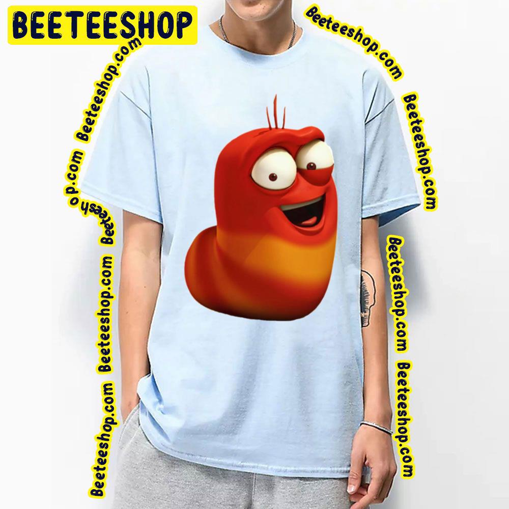 Cute Red Larva Cartoon Trending Unisex T-Shirt Cute Red Larva Cartoon Trending Unisex T-Shirt