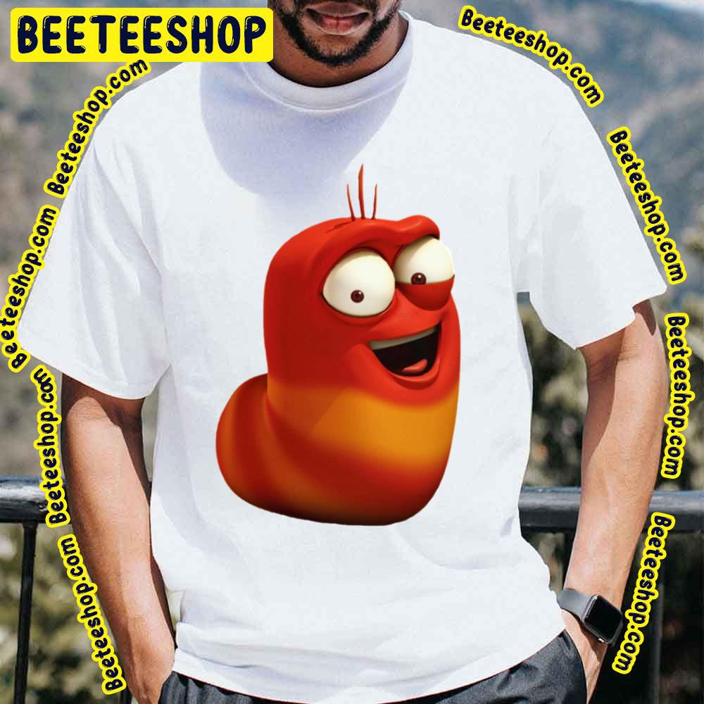 Cute Red Larva Cartoon Trending Unisex T-Shirt Cute Red Larva Cartoon Trending Unisex T-Shirt