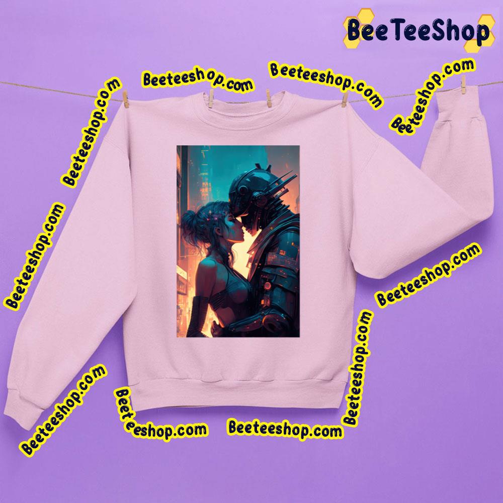 Cyberpunk Love Neon Night City Trending Unisex Shirt Cyberpunk Love Neon Night City Trending Unisex Shirt