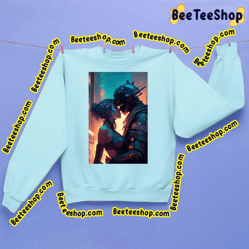 Cyberpunk Love Neon Night City Trending Unisex Shirt Cyberpunk Love Neon Night City Trending Unisex Shirt