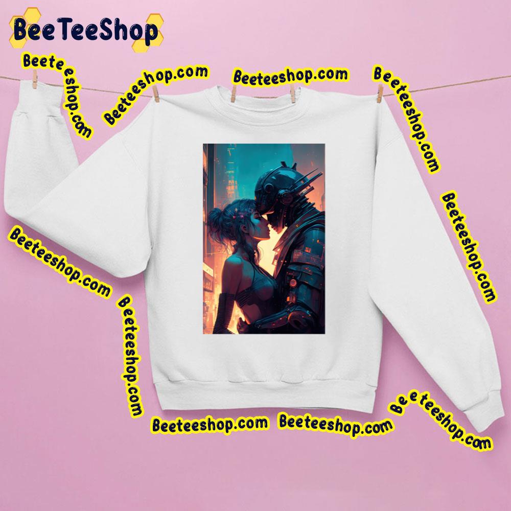Cyberpunk Love Neon Night City Trending Unisex Shirt Cyberpunk Love Neon Night City Trending Unisex Shirt