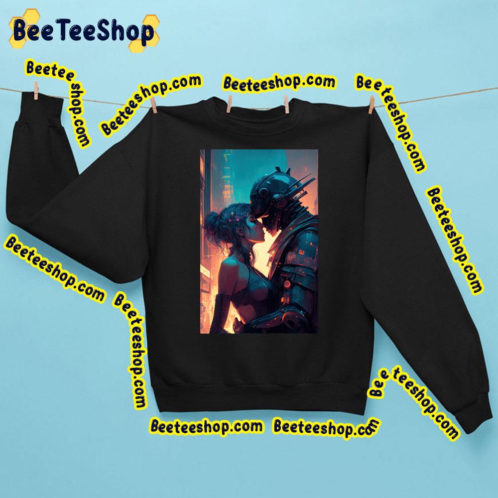 Cyberpunk Love Neon Night City Trending Unisex Shirt Cyberpunk Love Neon Night City Trending Unisex Shirt