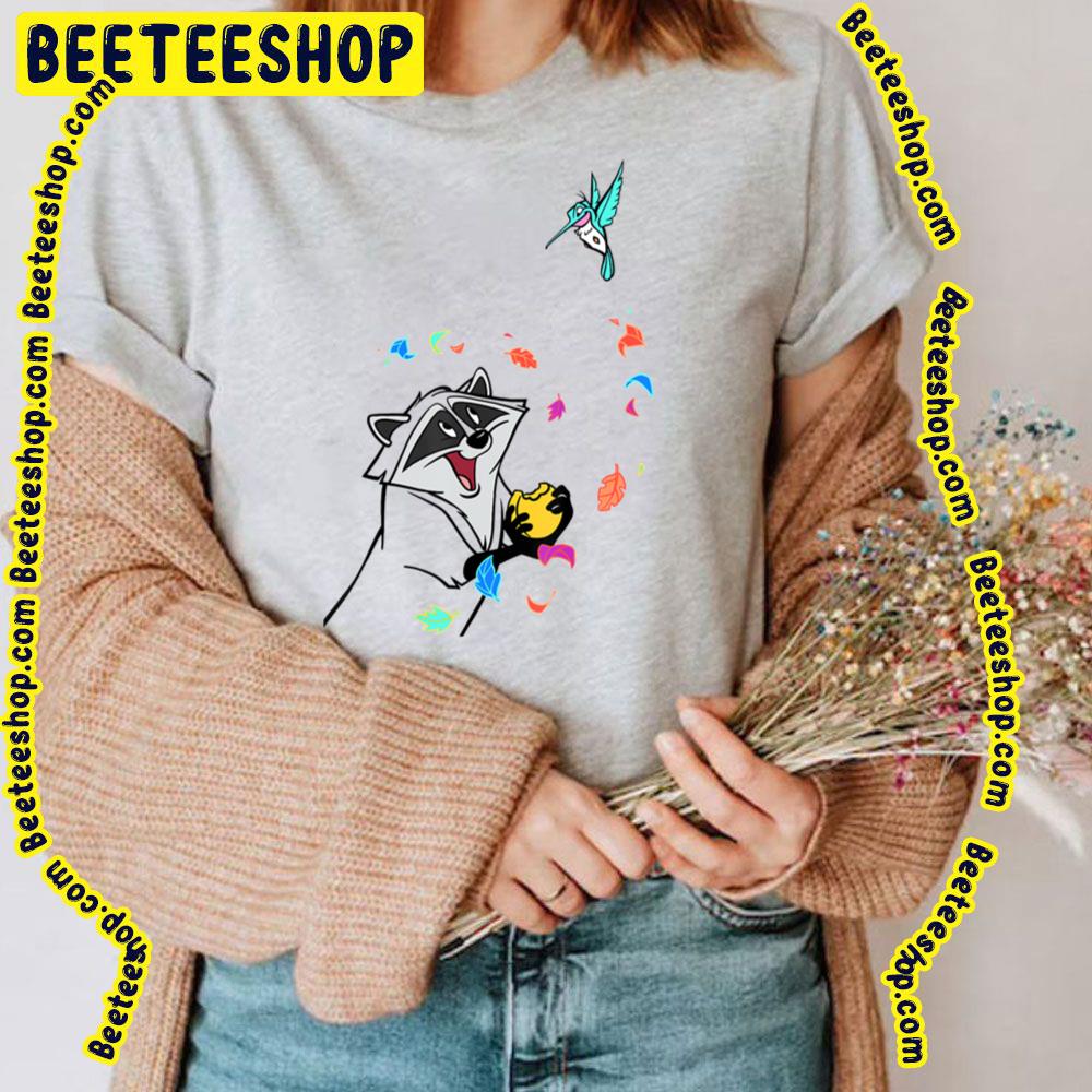 Disney Pocahontas Meeko Flit Colorful Leafs Fall Trending Unisex T-Shirt Disney Pocahontas Meeko Flit Colorful Leafs Fall Trending Unisex T-Shirt