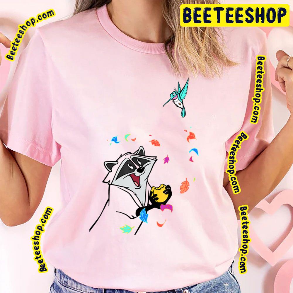 Disney Pocahontas Meeko Flit Colorful Leafs Fall Trending Unisex T-Shirt Disney Pocahontas Meeko Flit Colorful Leafs Fall Trending Unisex T-Shirt