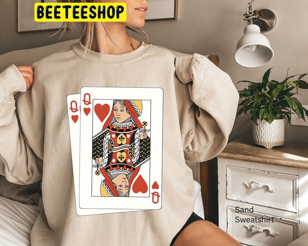 Double Queen Of Hearts Trending Unisex Shirt Double Queen Of Hearts Trending Unisex Shirt