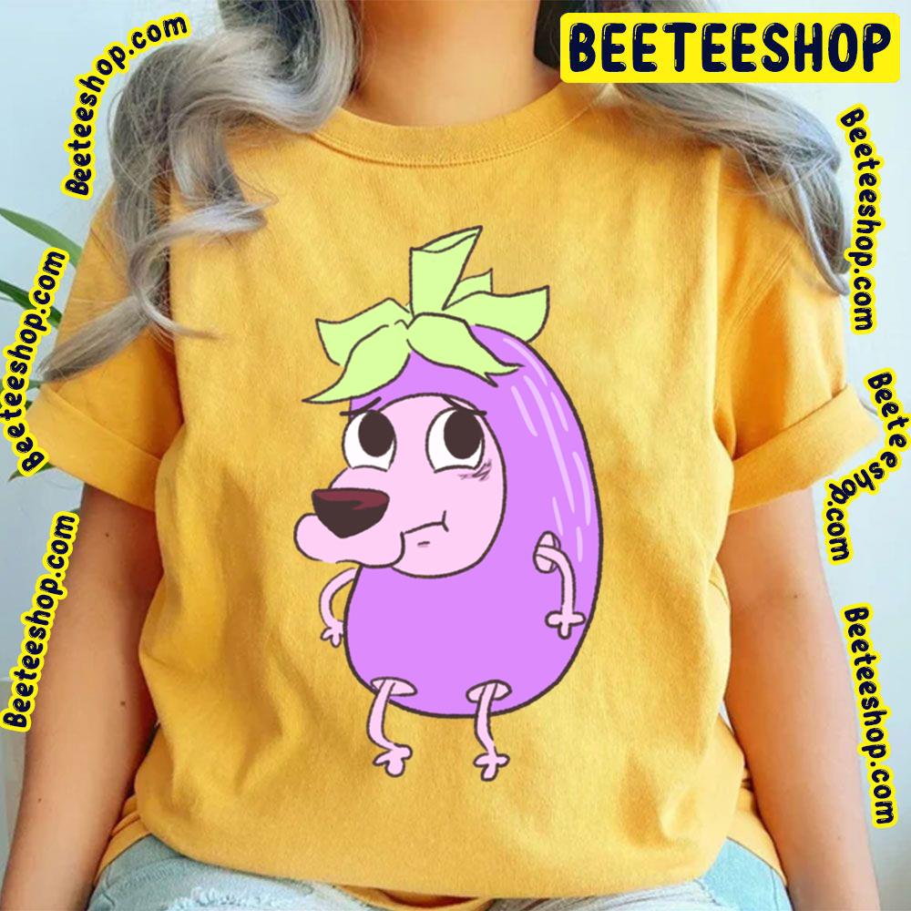 Eggplant Courage The Cowardly Dog Trending Unisex T-Shirt Eggplant Courage The Cowardly Dog Trending Unisex T-Shirt