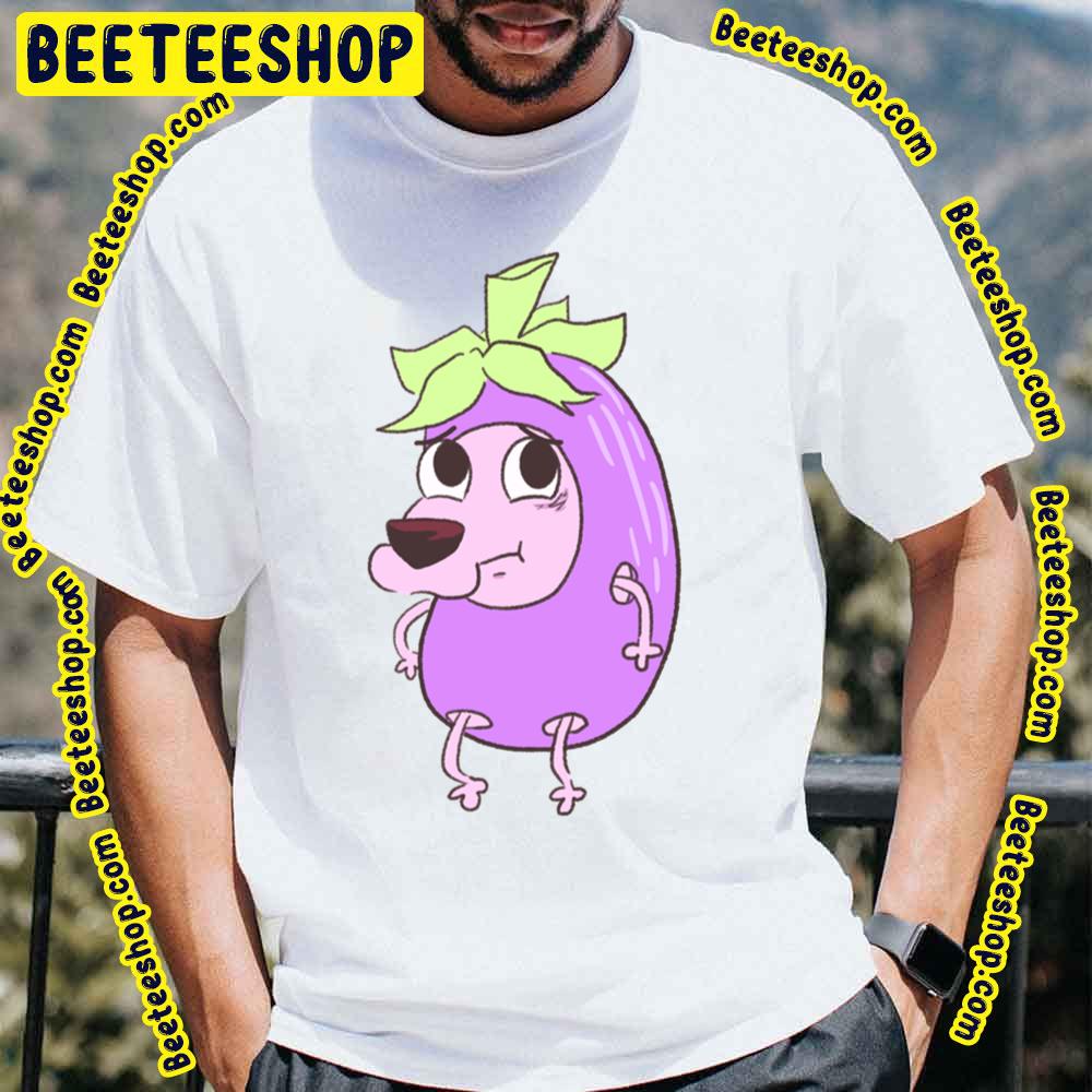 Eggplant Courage The Cowardly Dog Trending Unisex T-Shirt Eggplant Courage The Cowardly Dog Trending Unisex T-Shirt