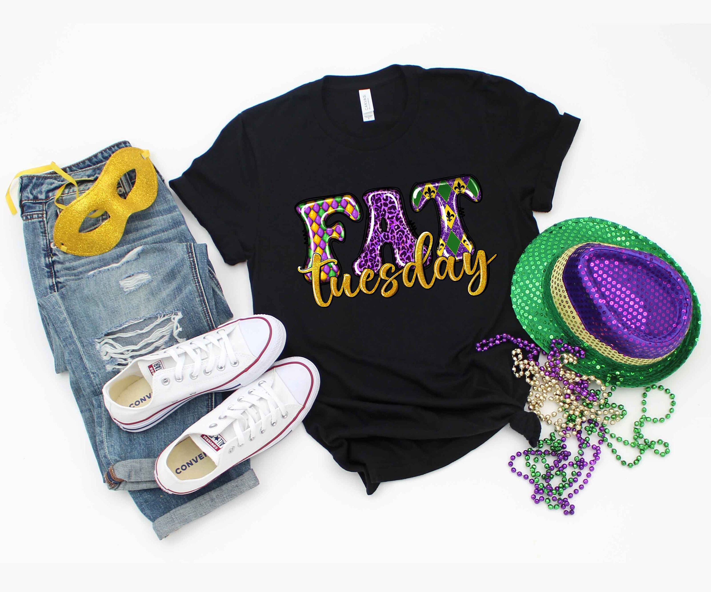 Fat Tuesday Mardi Gras Flower De Luce New Orleans Trending Unisex Shirt