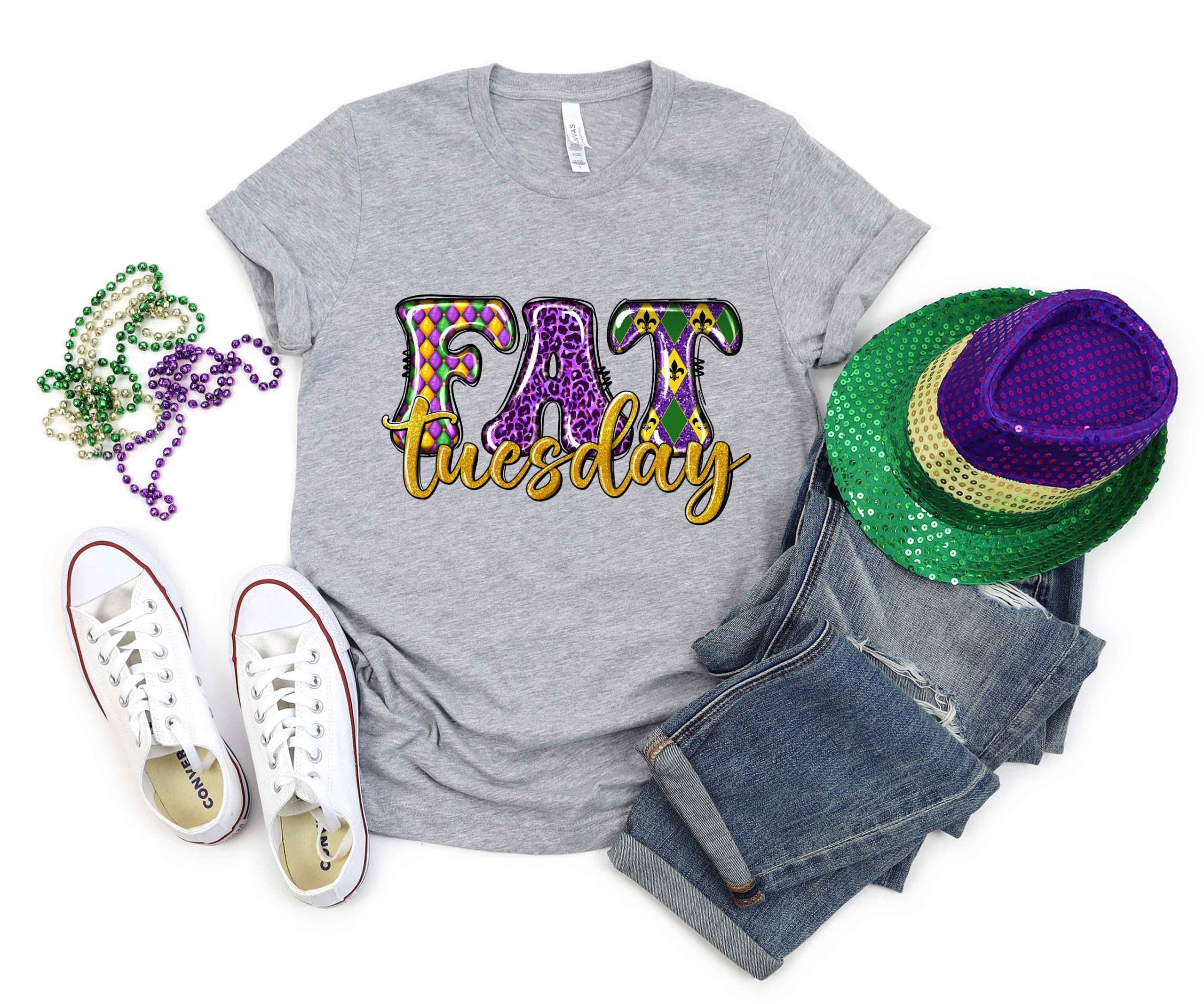 Fat Tuesday Mardi Gras Flower De Luce New Orleans Trending Unisex Shirt Fat Tuesday Mardi Gras Flower De Luce New Orleans Trending Unisex Shirt