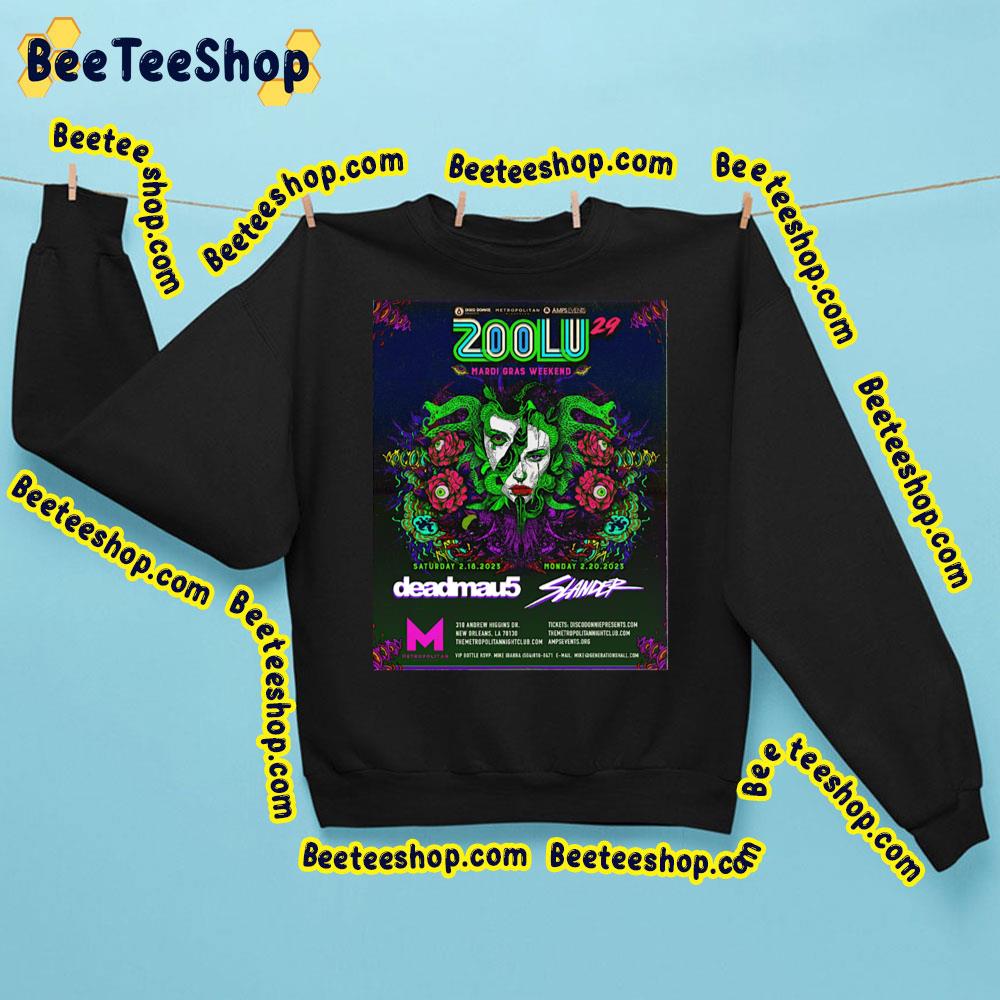 Feb 2023 Zoolu 29 Mardi Gras Weeken Deadmau5 Slander Trending Unisex Sweatshirt Feb 2023 Zoolu 29 Mardi Gras Weeken Deadmau5 Slander Trending Unisex Sweatshirt