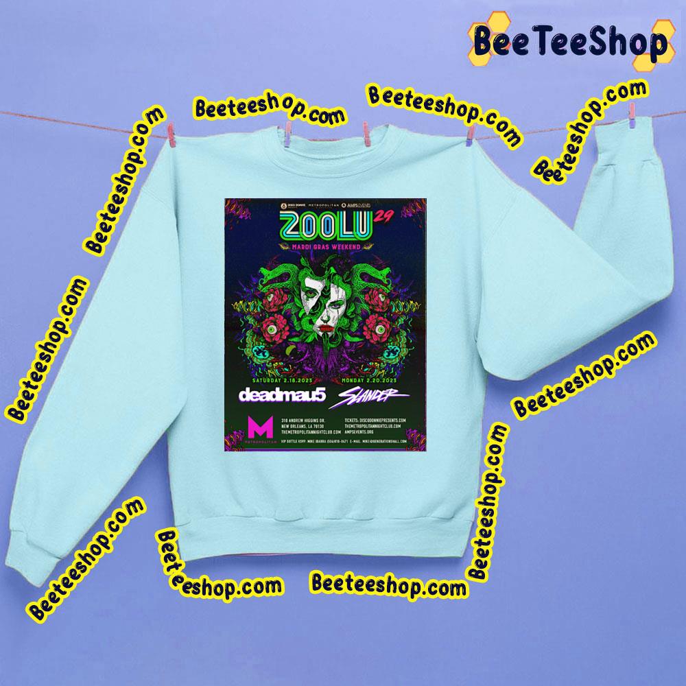 Feb 2023 Zoolu 29 Mardi Gras Weeken Deadmau5 Slander Trending Unisex Sweatshirt Feb 2023 Zoolu 29 Mardi Gras Weeken Deadmau5 Slander Trending Unisex Sweatshirt