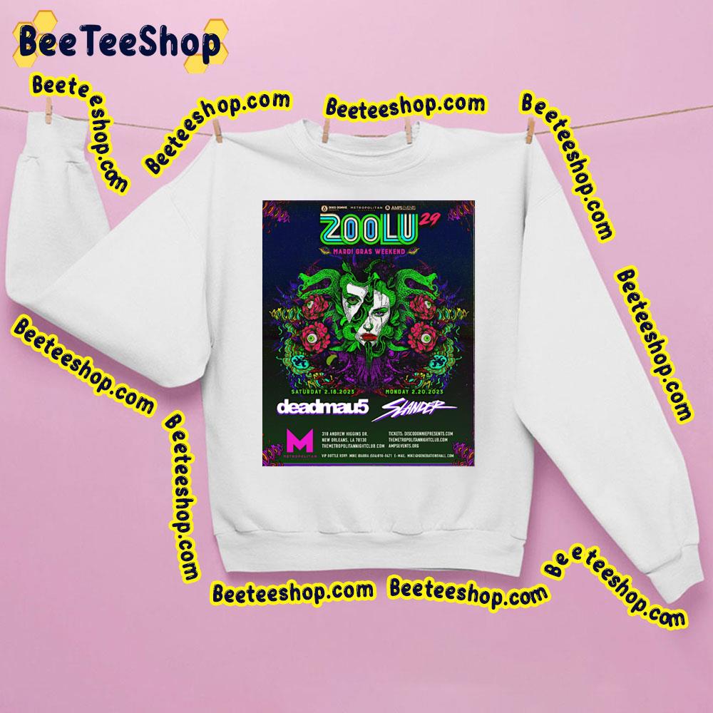 Feb 2023 Zoolu 29 Mardi Gras Weeken Deadmau5 Slander Trending Unisex Sweatshirt Feb 2023 Zoolu 29 Mardi Gras Weeken Deadmau5 Slander Trending Unisex Sweatshirt