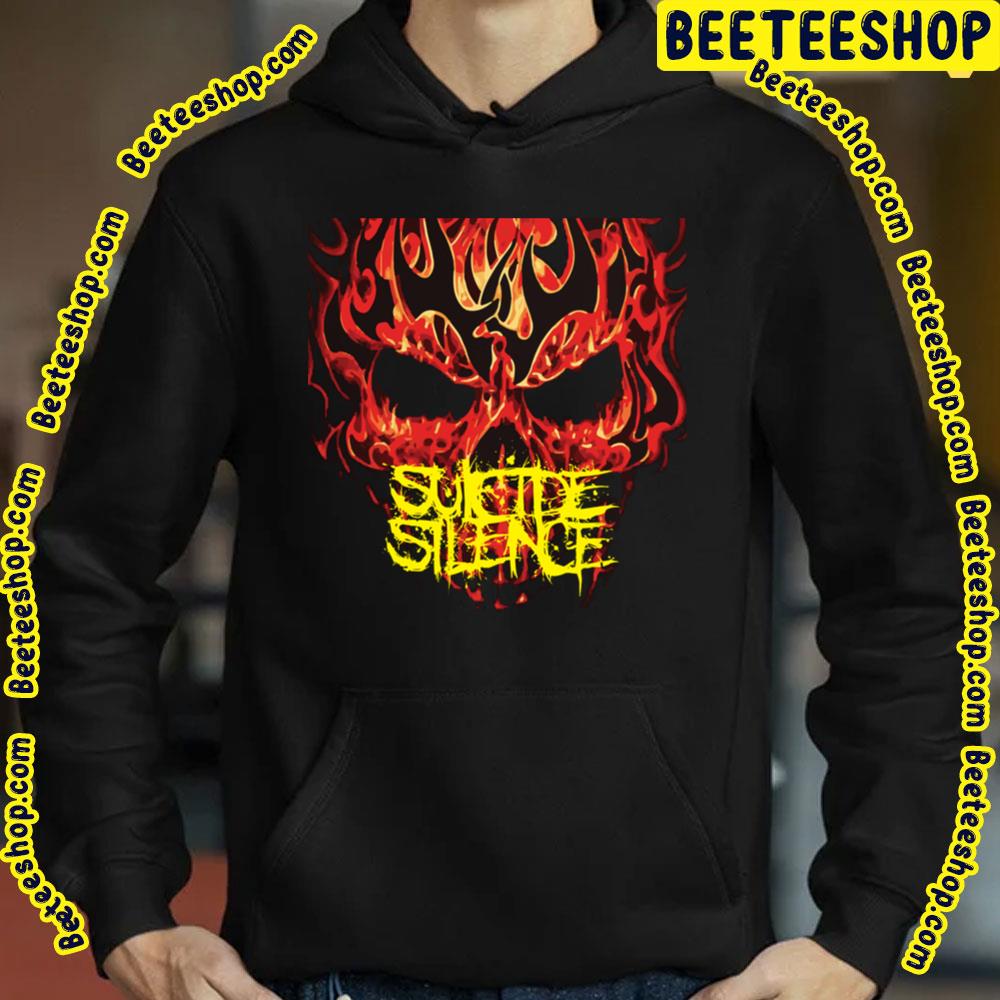Fire Skull Suicide Silence Trending Unisex T-Shirt Fire Skull Suicide Silence Trending Unisex T-Shirt