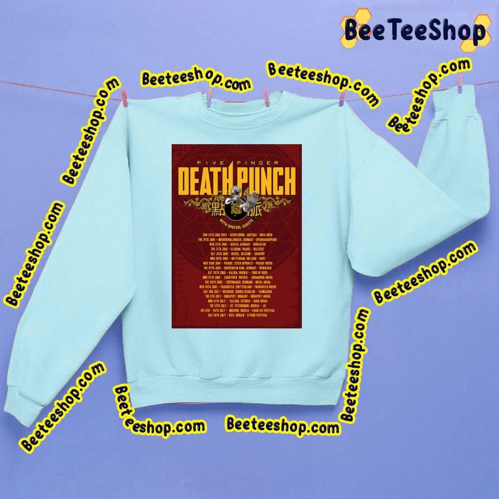 Five Finger Death Punch Announce European Headline Dates In June July 2022 Trending Unisex Shirt Five Finger Death Punch Announce European Headline Dates In June July 2022 Trending Unisex Shirt