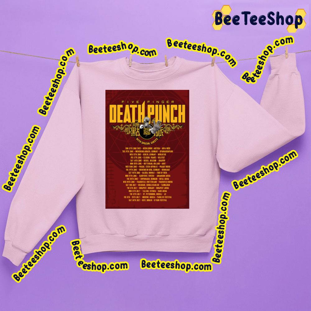 Five Finger Death Punch Announce European Headline Dates In June July 2022 Trending Unisex Shirt Five Finger Death Punch Announce European Headline Dates In June July 2022 Trending Unisex Shirt