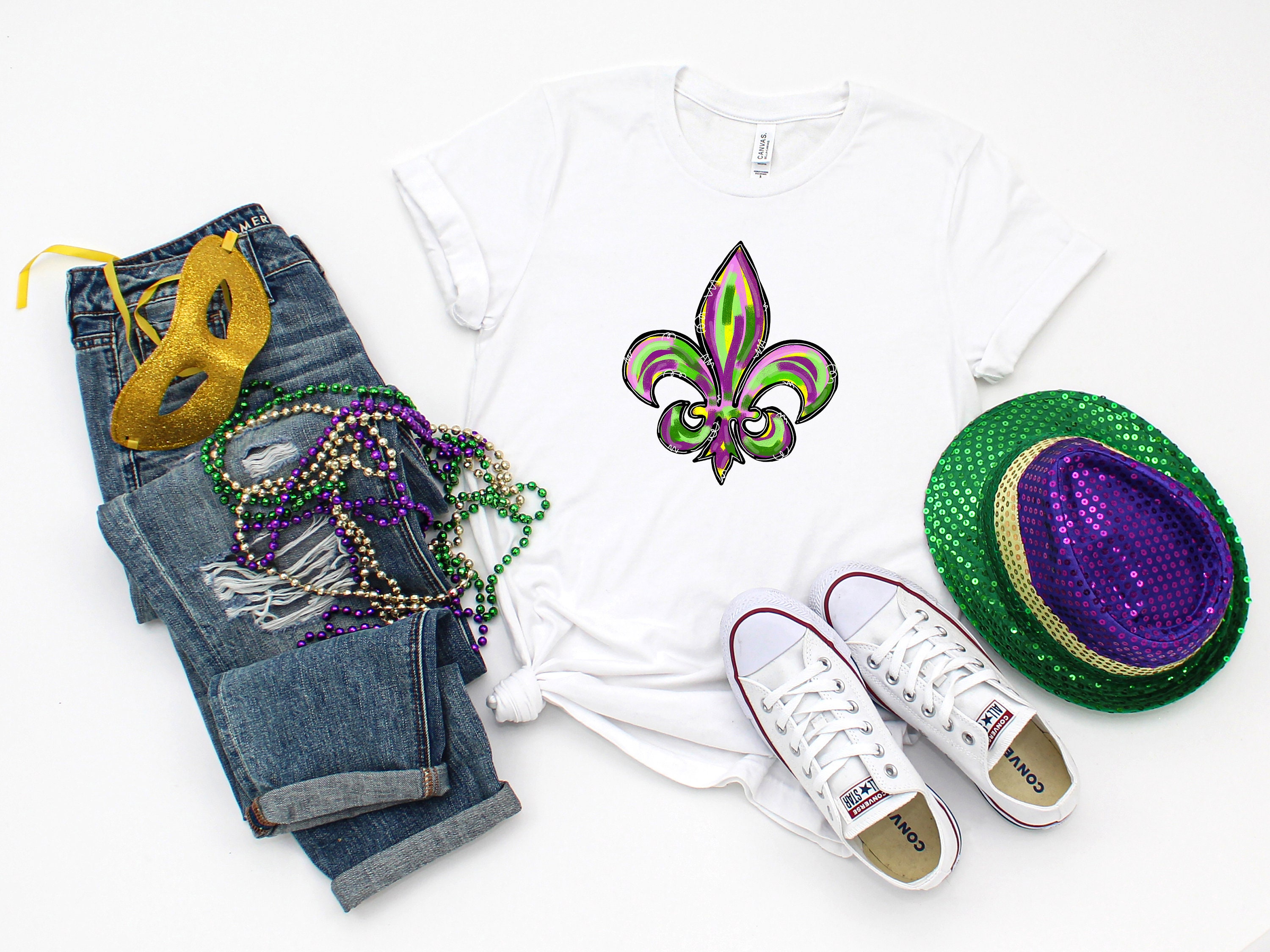Fleur De Lis Mardi Gras Trending Unisex Shirt