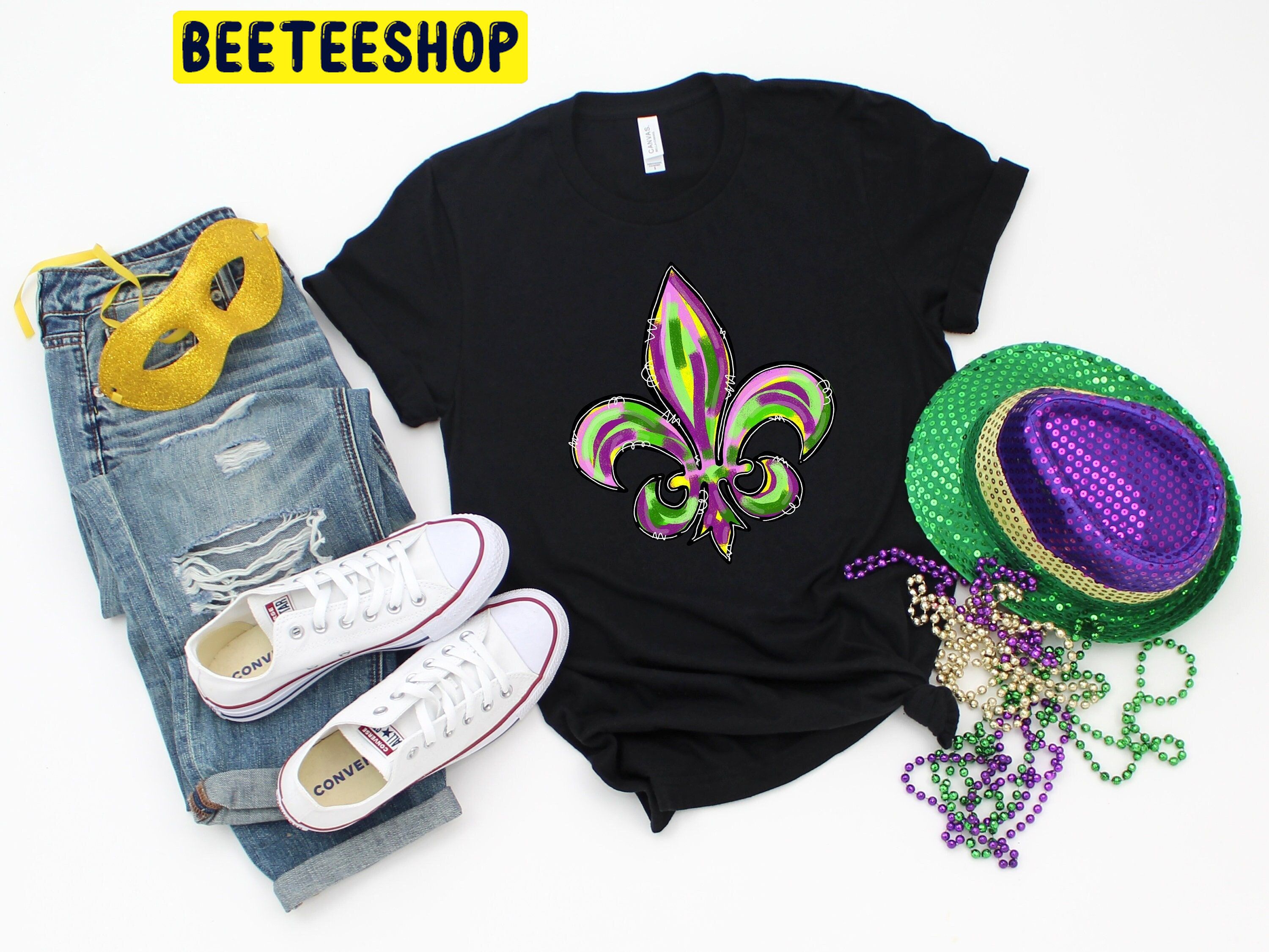 Fleur De Lis Mardi Gras Trending Unisex Shirt
