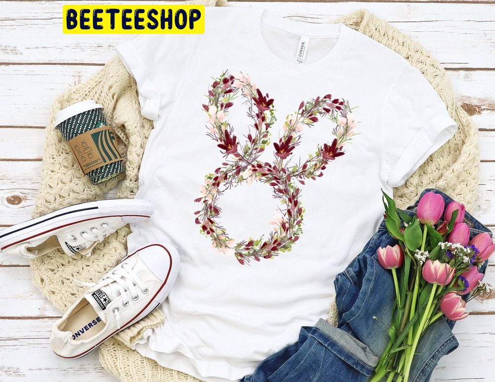 Floral Easter Bunny Cute Easter Trending Unisex T-Shirt Floral Easter Bunny Cute Easter Trending Unisex T-Shirt