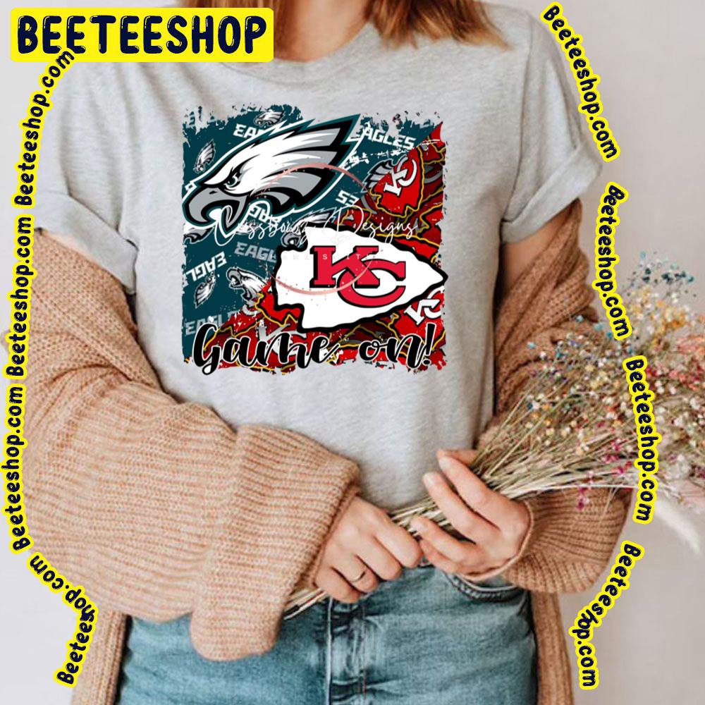 Game Day Football Super Bowl 57 Philadelphia Eagles Vs Kansas City Chiefs Trending Unisex Shirt Game Day Football Super Bowl 57 Philadelphia Eagles Vs Kansas City Chiefs Trending Unisex Shirt
