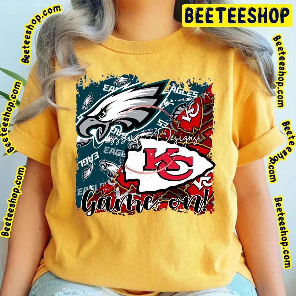 Game Day Football Super Bowl 57 Philadelphia Eagles Vs Kansas City Chiefs Trending Unisex Shirt Game Day Football Super Bowl 57 Philadelphia Eagles Vs Kansas City Chiefs Trending Unisex Shirt