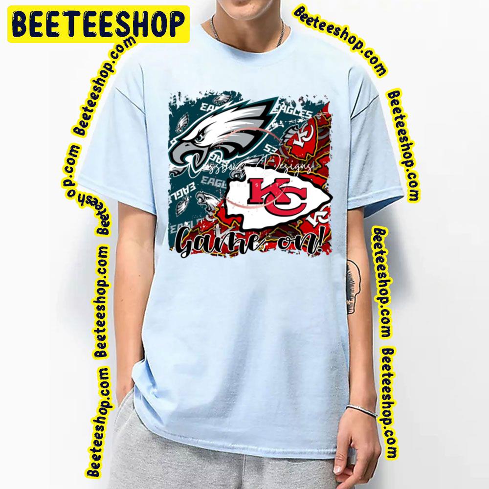 Game Day Football Super Bowl 57 Philadelphia Eagles Vs Kansas City Chiefs Trending Unisex Shirt Game Day Football Super Bowl 57 Philadelphia Eagles Vs Kansas City Chiefs Trending Unisex Shirt