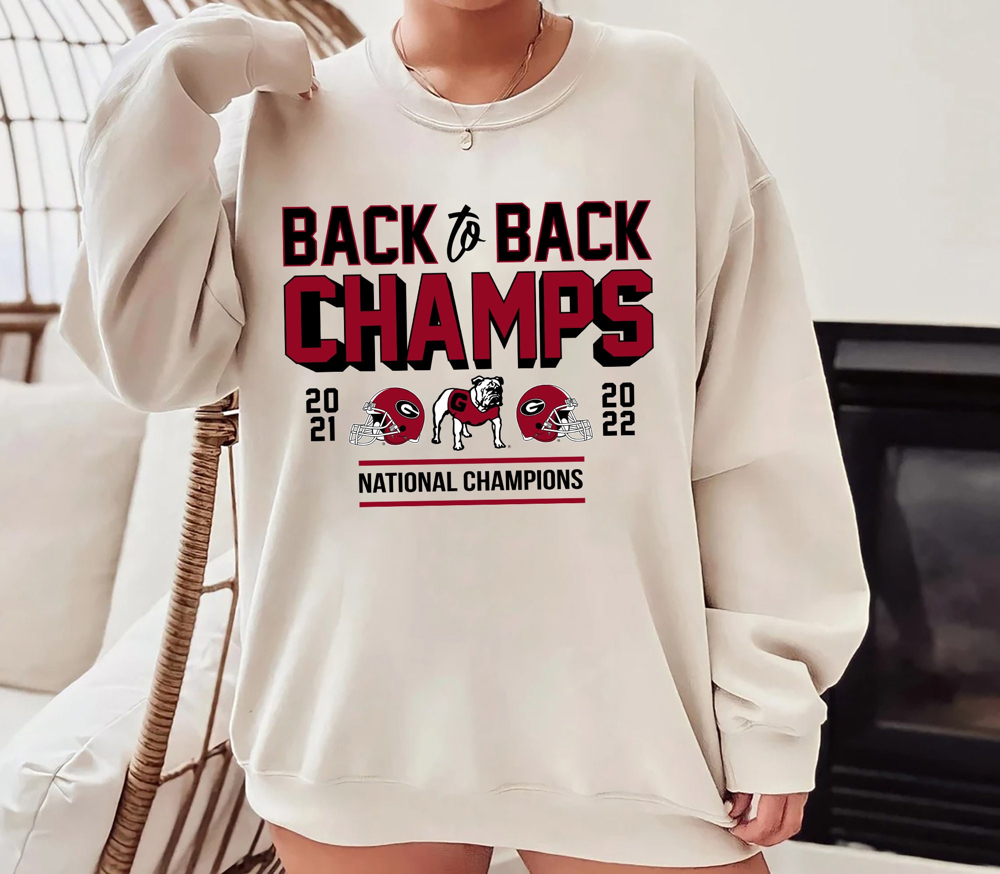 Georgia Champs Back To Back Champs 2021 2022 Trending Unisex Shirt Georgia Champs Back To Back Champs 2021 2022 Trending Unisex Shirt