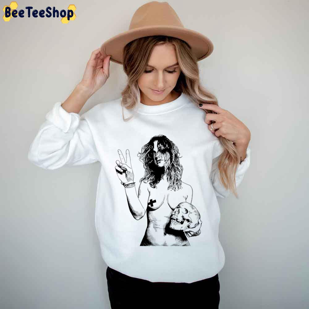 Girl And Skull The Flaming Lips Trending Unisex T-Shirt Girl And Skull The Flaming Lips Trending Unisex T-Shirt