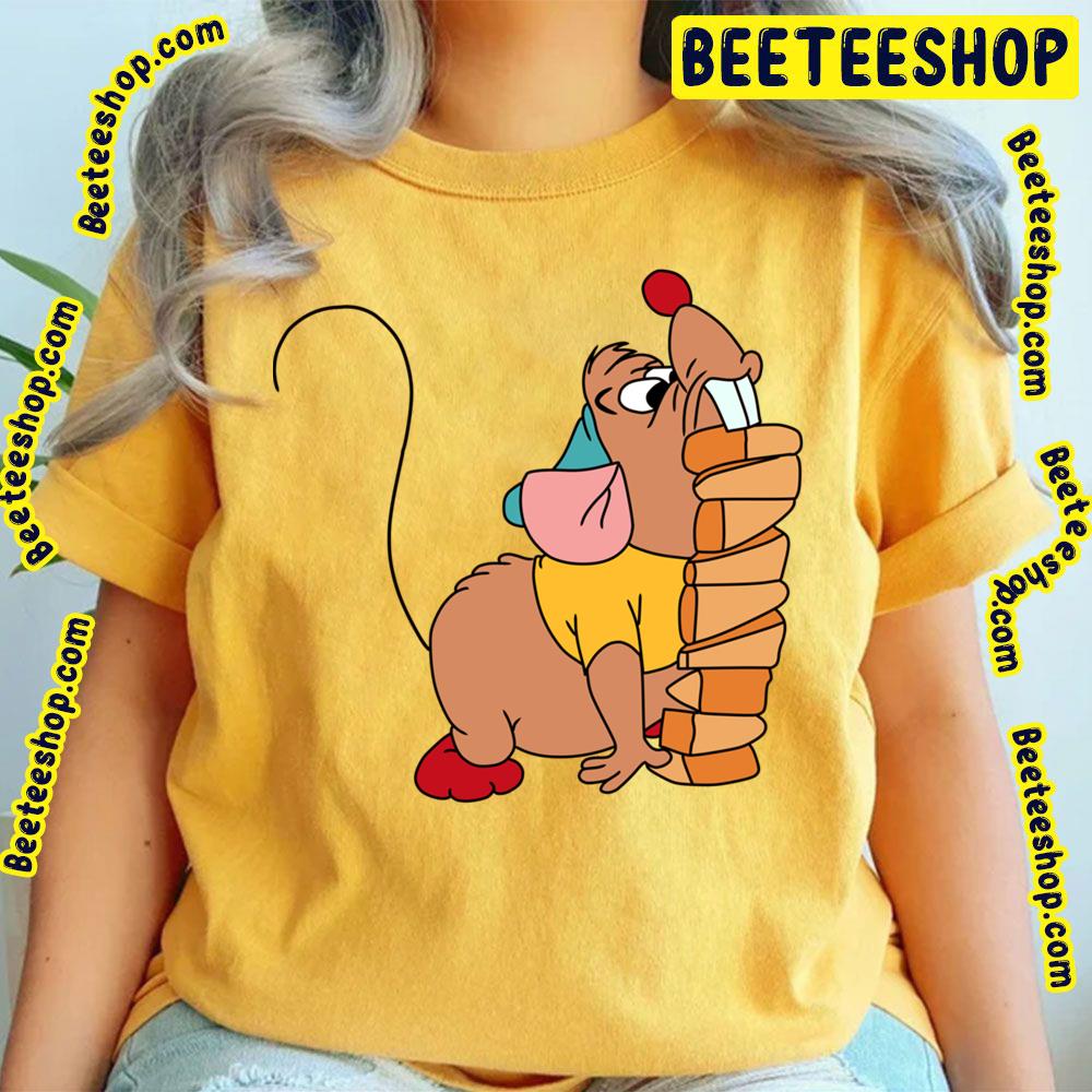 Gus Gus Carrying Cheese Cinderella Trending Unisex T-Shirt Gus Gus Carrying Cheese Cinderella Trending Unisex T-Shirt