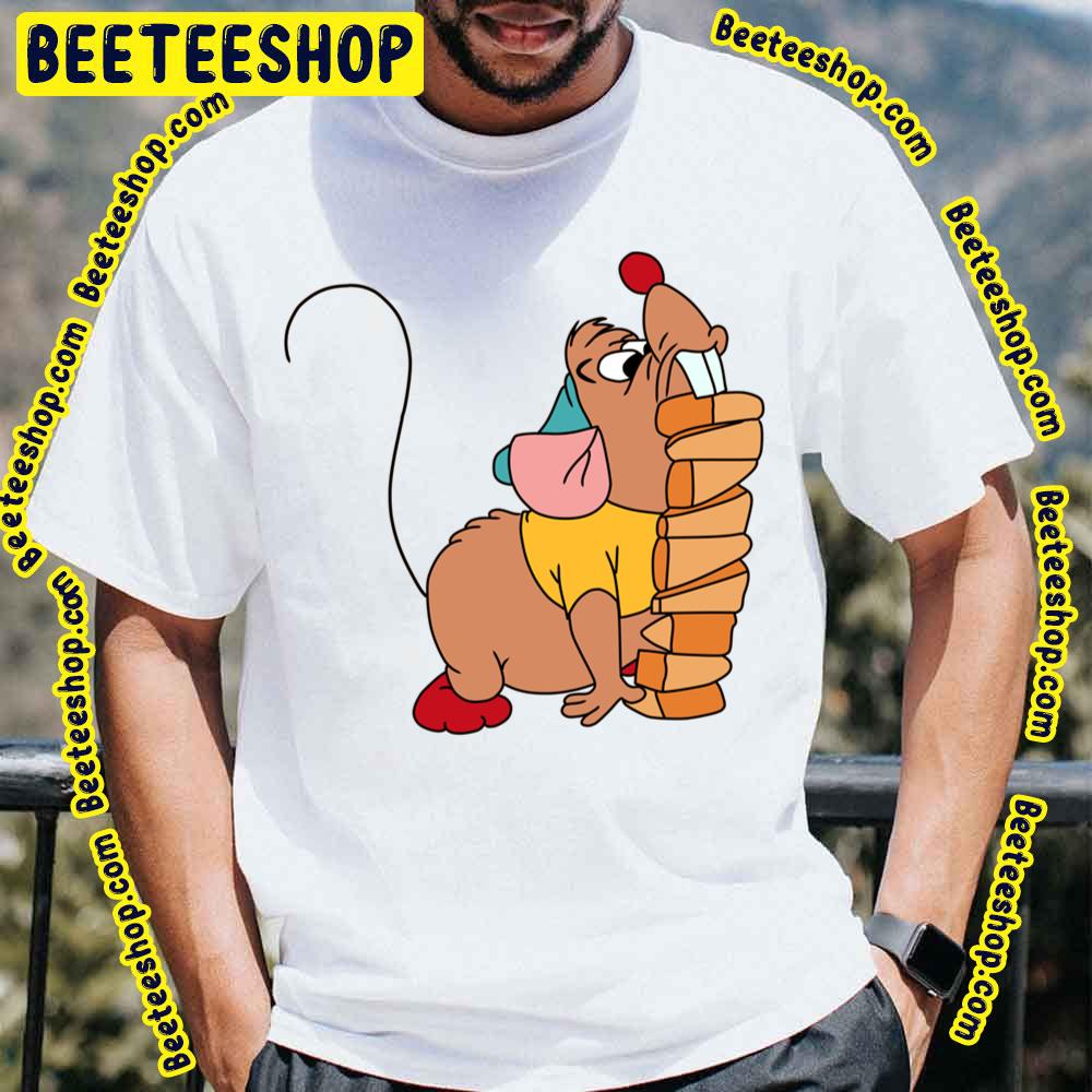 Gus Gus Carrying Cheese Cinderella Trending Unisex T-Shirt Gus Gus Carrying Cheese Cinderella Trending Unisex T-Shirt