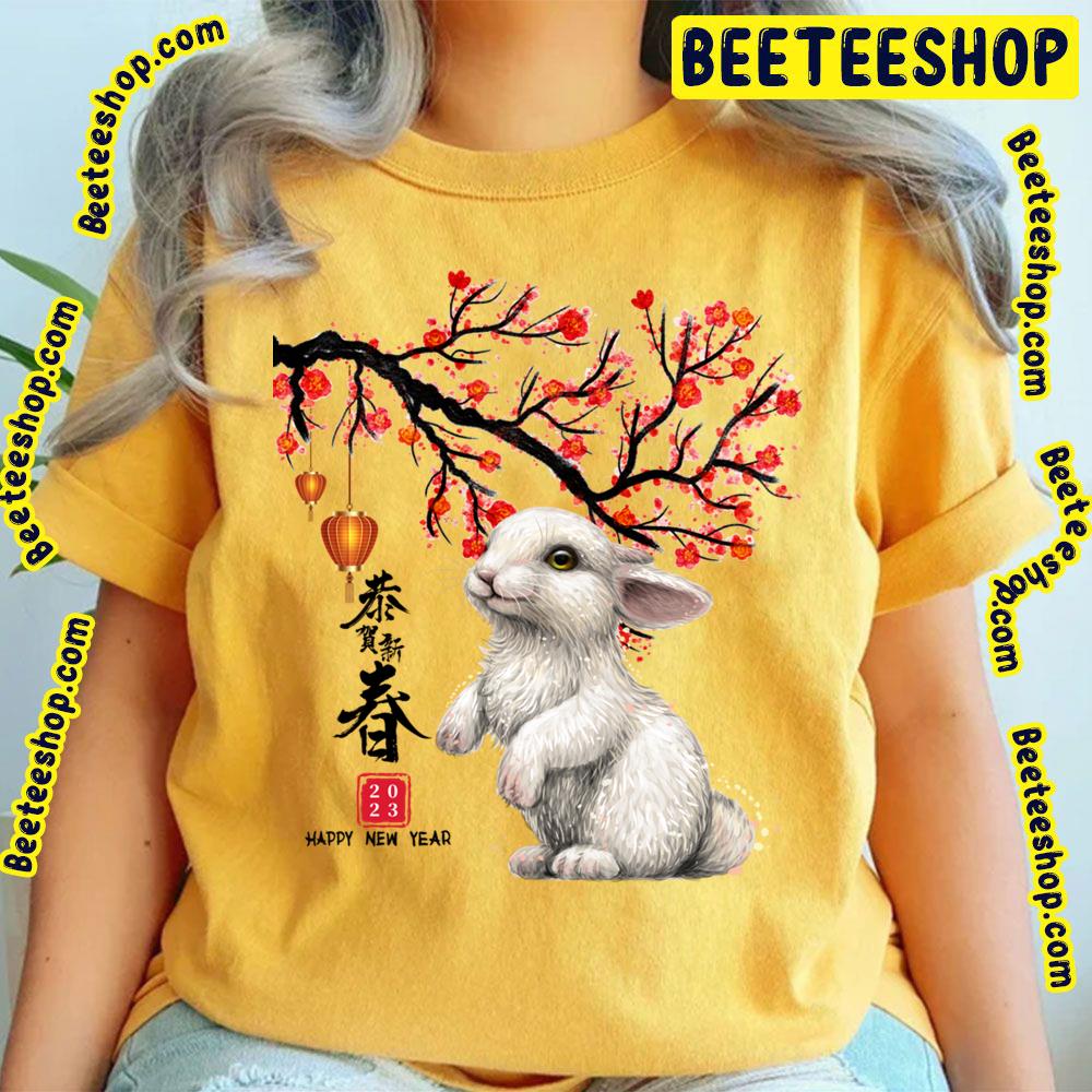 Happy New Year Of The Rabbit Chinese Zodiac Rabbit 2023 Trending Unisex T-Shirt Happy New Year Of The Rabbit Chinese Zodiac Rabbit 2023 Trending Unisex T-Shirt