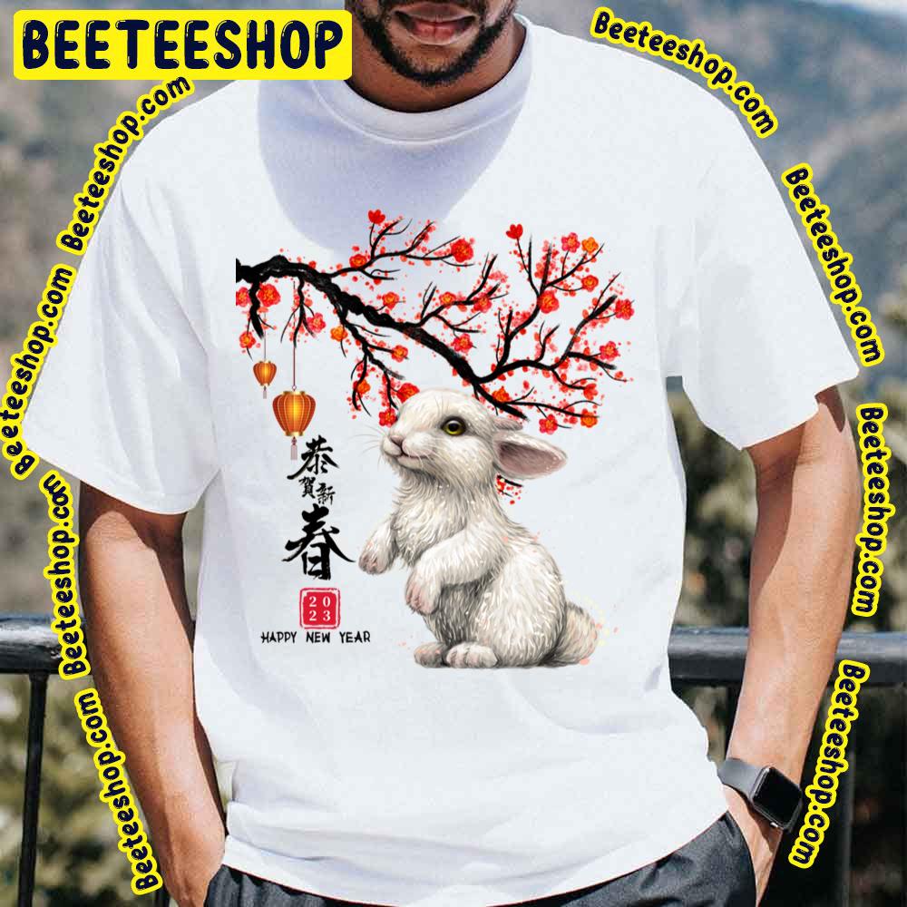 Happy New Year Of The Rabbit Chinese Zodiac Rabbit 2023 Trending Unisex T-Shirt Happy New Year Of The Rabbit Chinese Zodiac Rabbit 2023 Trending Unisex T-Shirt