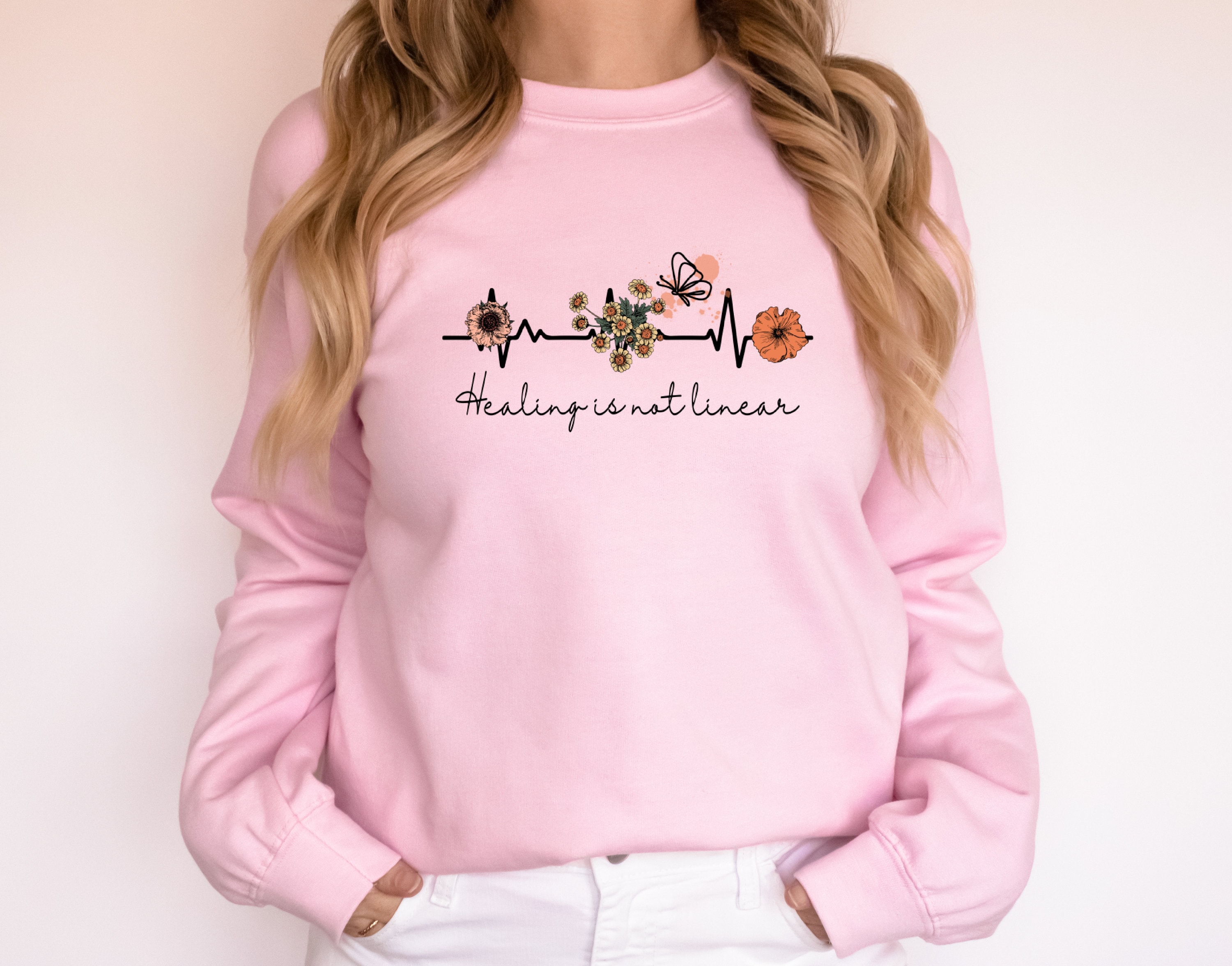 Healing Is Not Linear Mental Health Trending Unisex Shirt